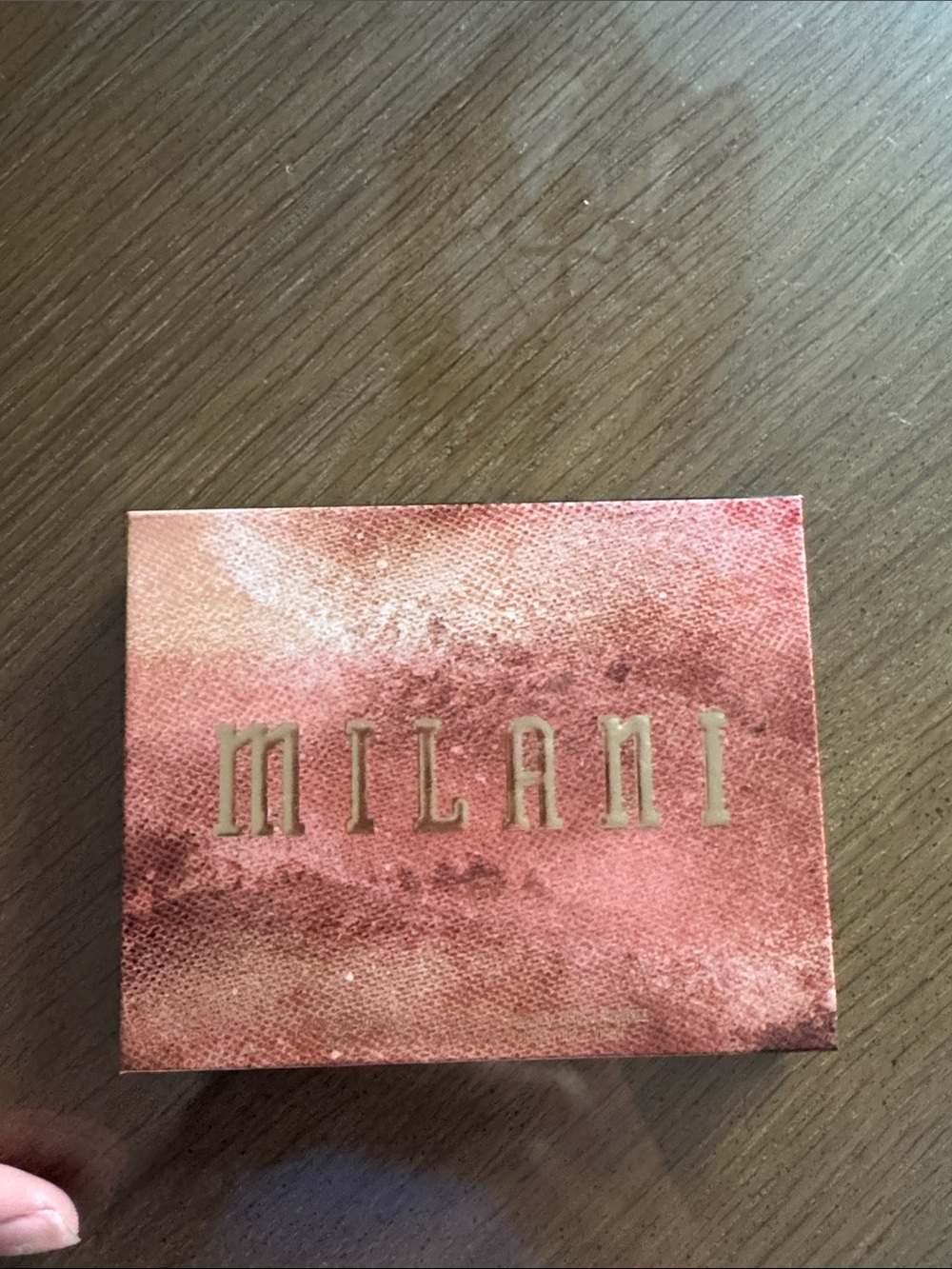 Milani Blush Compact - Rose Gold Pink Finish